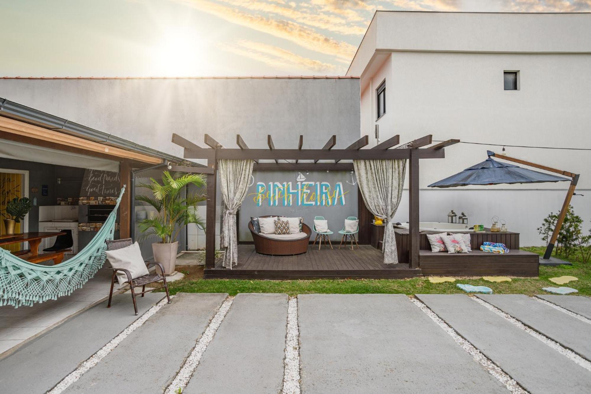 Vila Pinheira Beach House Com Jacuzzi Palhoça Exteriér fotografie